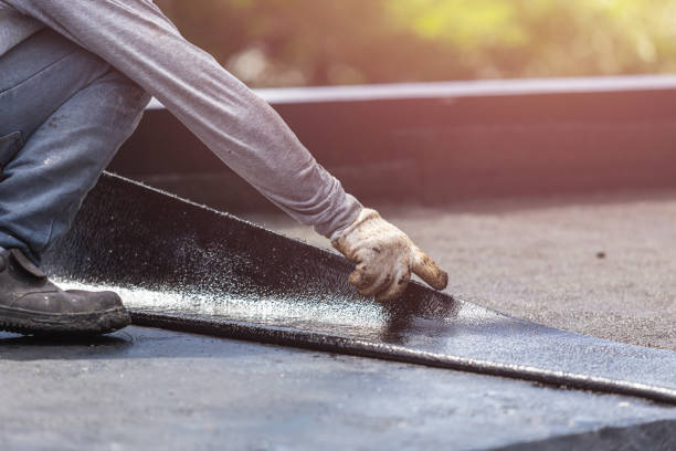 Professional Waterproofing technician working in Waynesville, OH